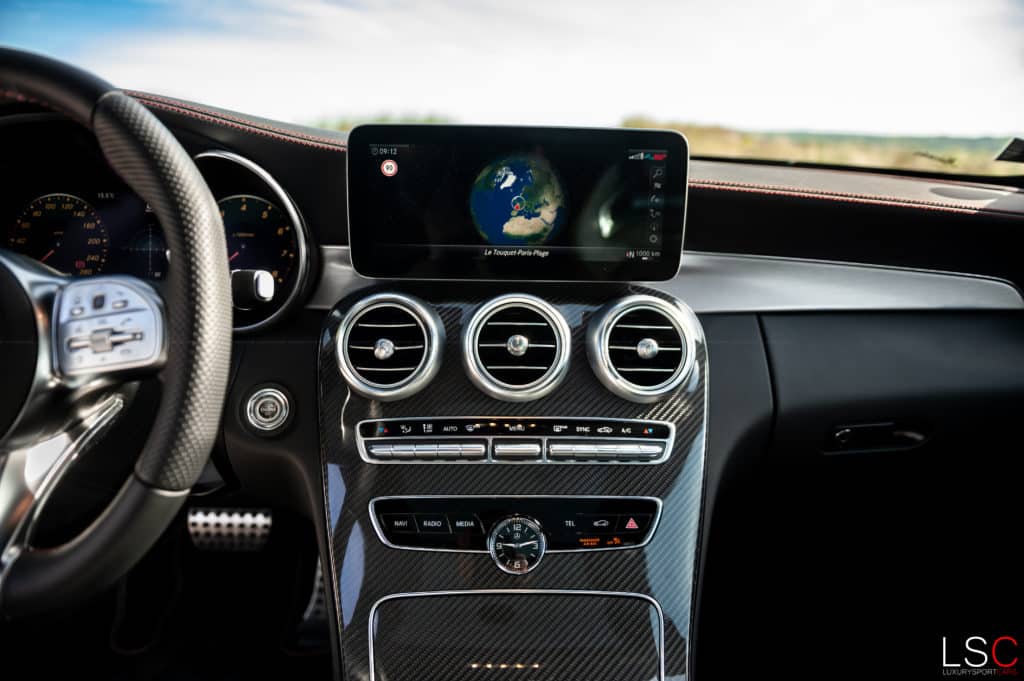 Mercedes C43 AMG coupé interior