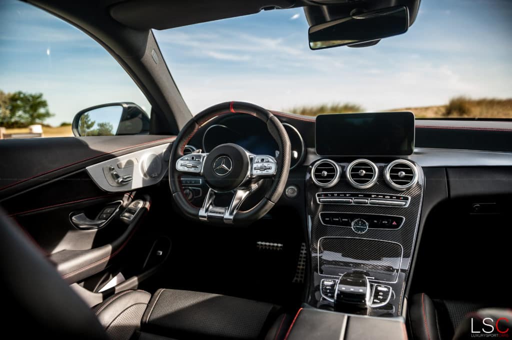 Mercedes C43 AMG coupé interior