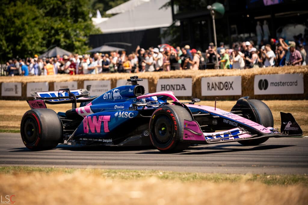 Alpine BWT Formula1 Festival of Speed - Thomas FLAMANT LuxurySportCars.fr