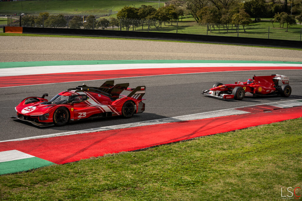 Ferrari Finali Mondiali 499 P Modificata et Formule 1 Ferrari par Thomas FLAMANT - LuxurySportCars.fr